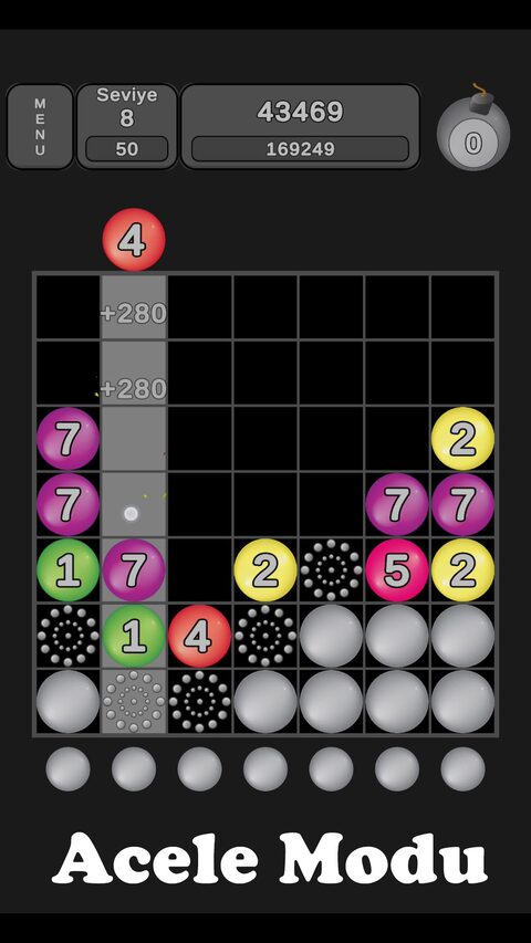 Drop 7 oyun ekranı 4 / 4
