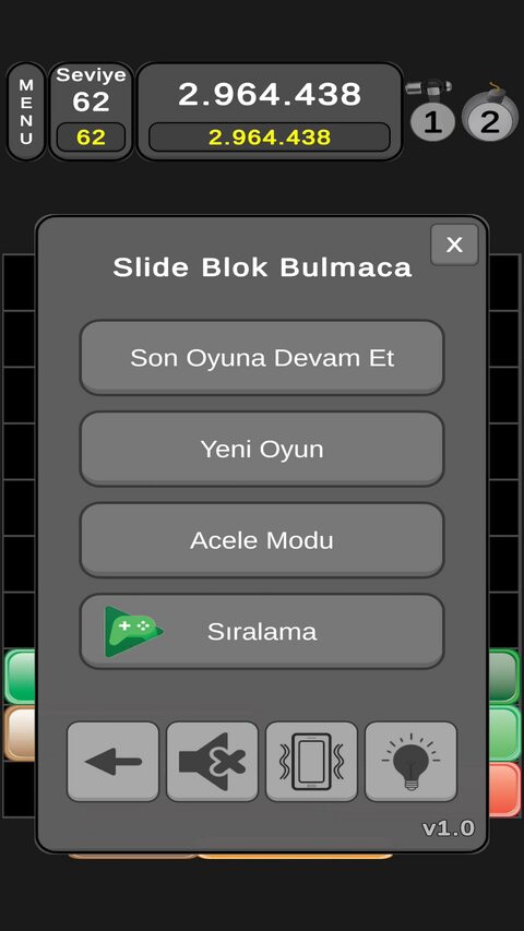 Slide Block Puzzle oyun ekranı 1 / 8