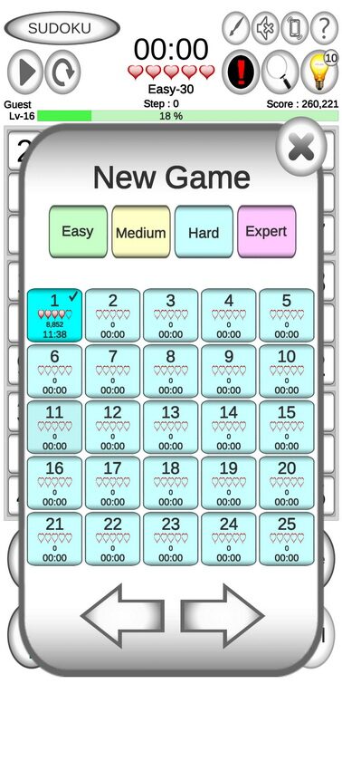 Sudoku 123 gameplay screenshot 1 of 8