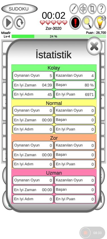 Sudoku 123 oyun ekranı 7 / 8