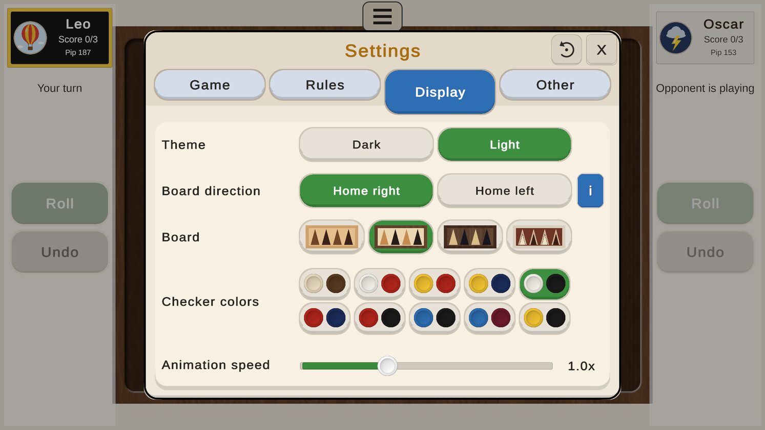 Tavla gameplay screenshot 6 of 8